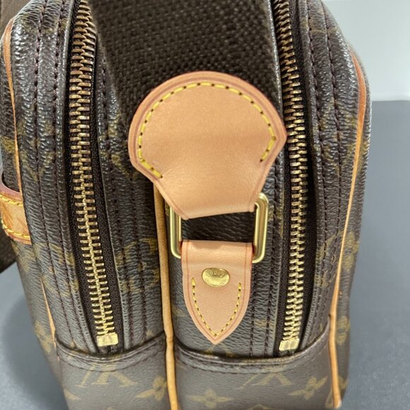 Louis Vuitton Reporter Shoulder/Crossbody Bag Monogram Canvas/Vachetta (JB1153) - Picture 12 of 14